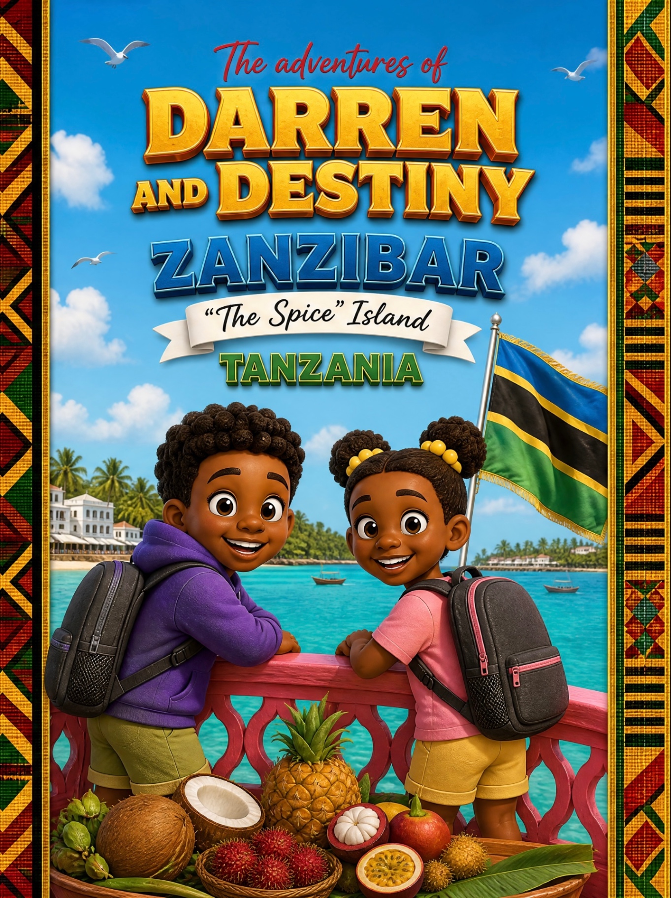 Cover of The Adventures of Darren and Destiny: Zanzibar, The Spice Islands